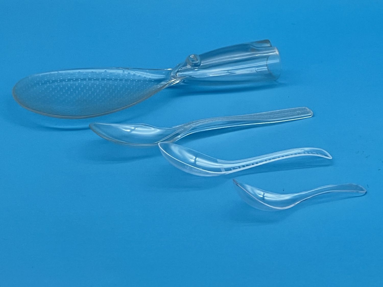 PS Clear Disposable Plastic Soup Spoons Mold